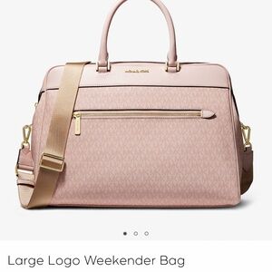 Michael Kors Large logo Weekender bag